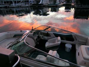 ski boat transom